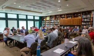 Meeting at Ducks Unlimited HQ with at — Vicksburg District advances priority Yazoo Backwater Area Water Management Project