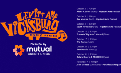 Music line up — Levitt AMP Vicksburg Music Series set for fall