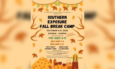 fall break — SCHF presents “Southern Exposure” fall break camp