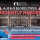 blood services — donations