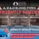 blood services — donations