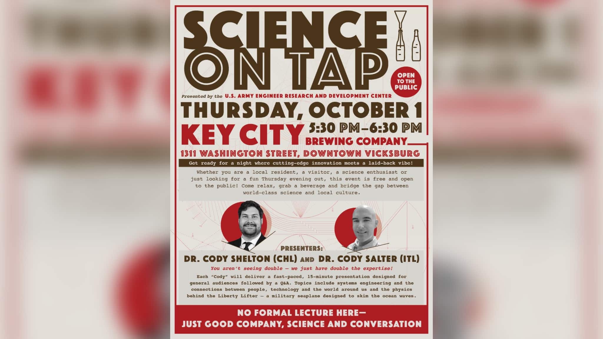 science on tap — Key City to host science and beer fusion night