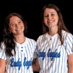 Two softball players from Porter’s Chapel A — Porter’s Chapel celebrates Senior Night with 3-2 win over Newton Academy