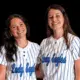 Two softball players from Porter’s Chapel A — Porter’s Chapel celebrates Senior Night with 3-2 win over Newton Academy