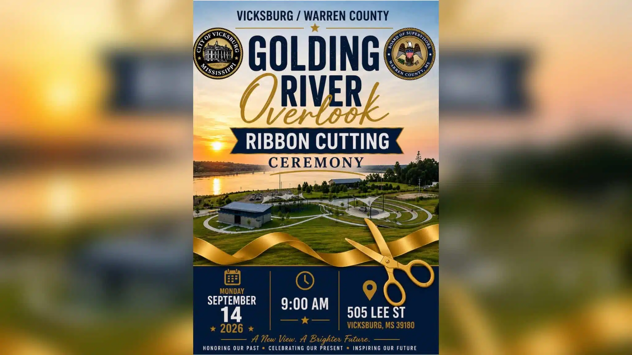 ribbon cutting — Golding River Overlook ribbon cutting set for Sept. 14