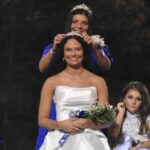 Mia Abdo crowned as PCA's 2026 Homecoming Queen during a football game ceremony.