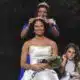 Mia Abdo crowned as PCA's 2026 Homecoming Queen during a football game ceremony.
