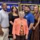 Newly installed officers and directors of the Vicksburg Kiwanis Club pose together at the Installation Banquet.