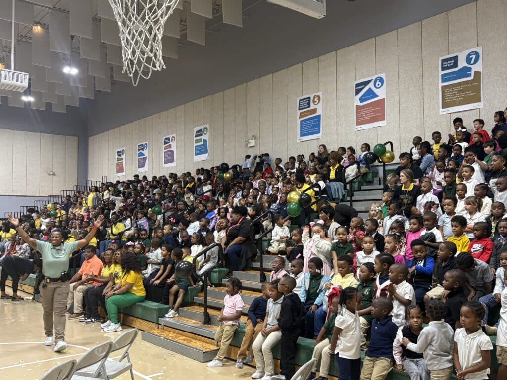 Dana Road Elementary celebrates B rating with students, teachers and staff