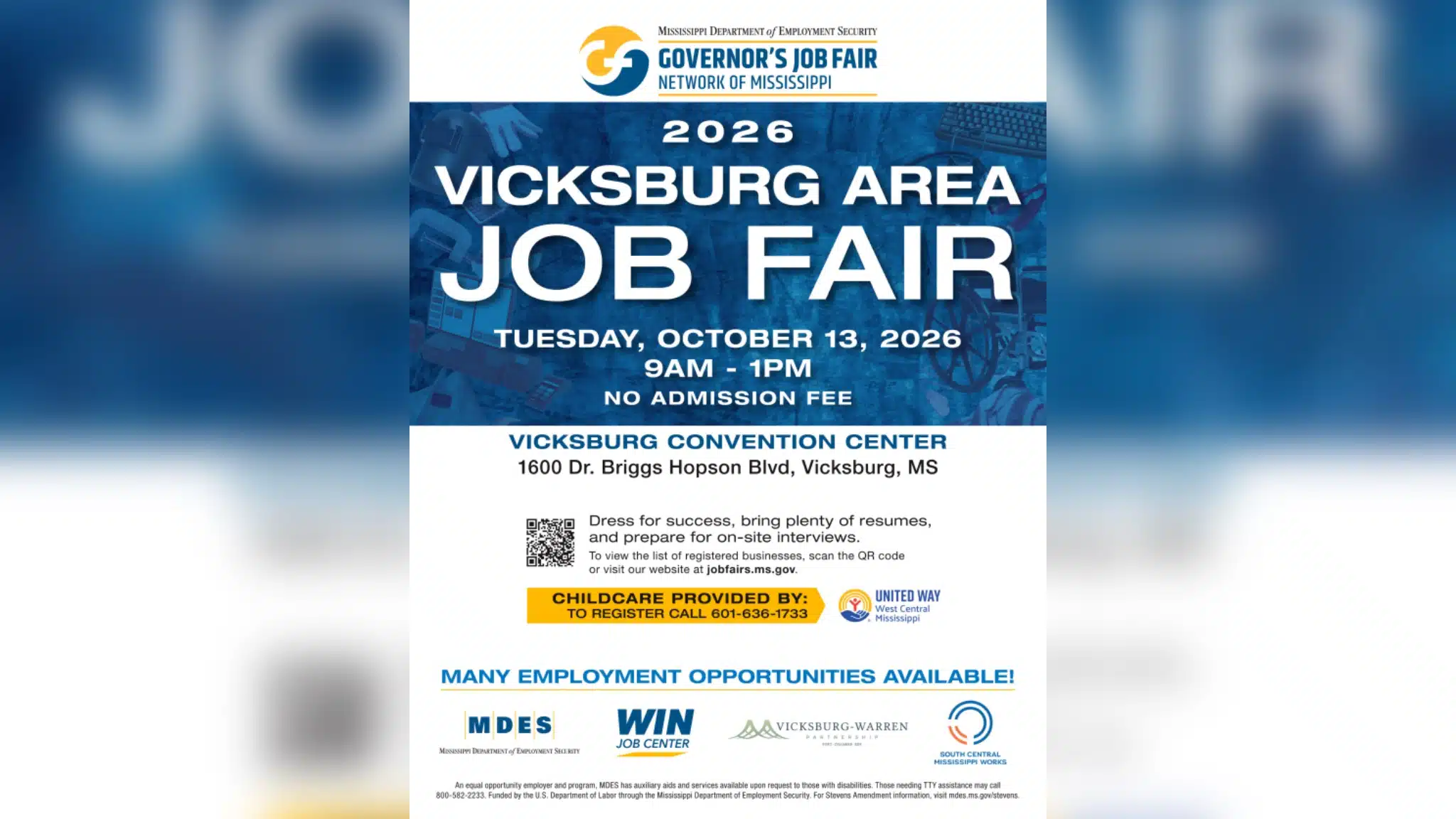 job fair —  Annual Governor's Job Fair set for Tuesday