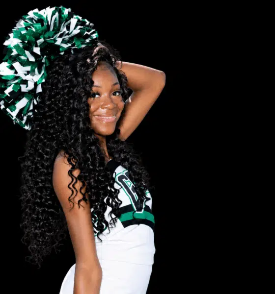 Vicksburg High senior Haley Thompson poses confidently in her — Vicksburg High senior fights cancer with unshakable faith