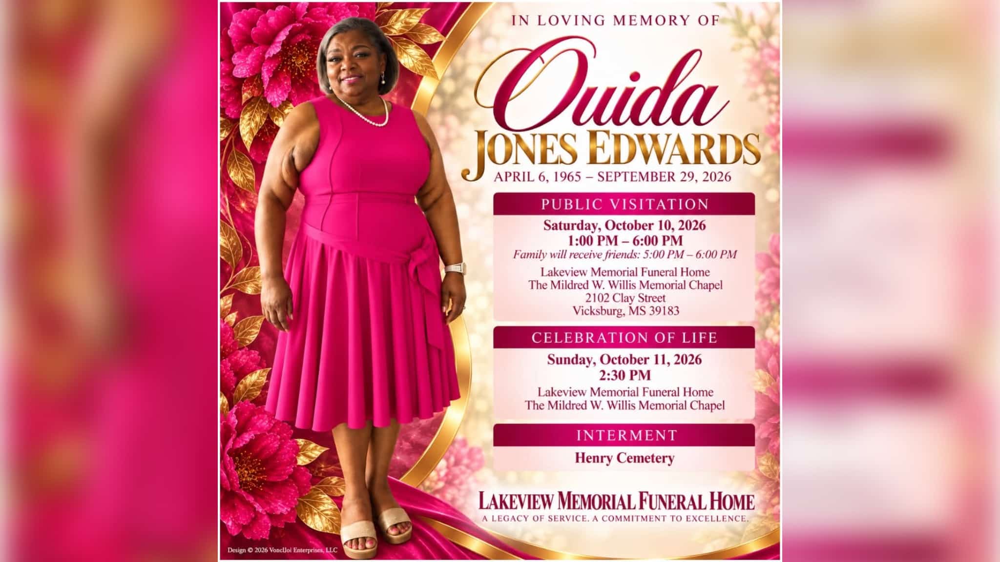 Ouida Jones Edwards — Remembering Ouida Jones Edwards