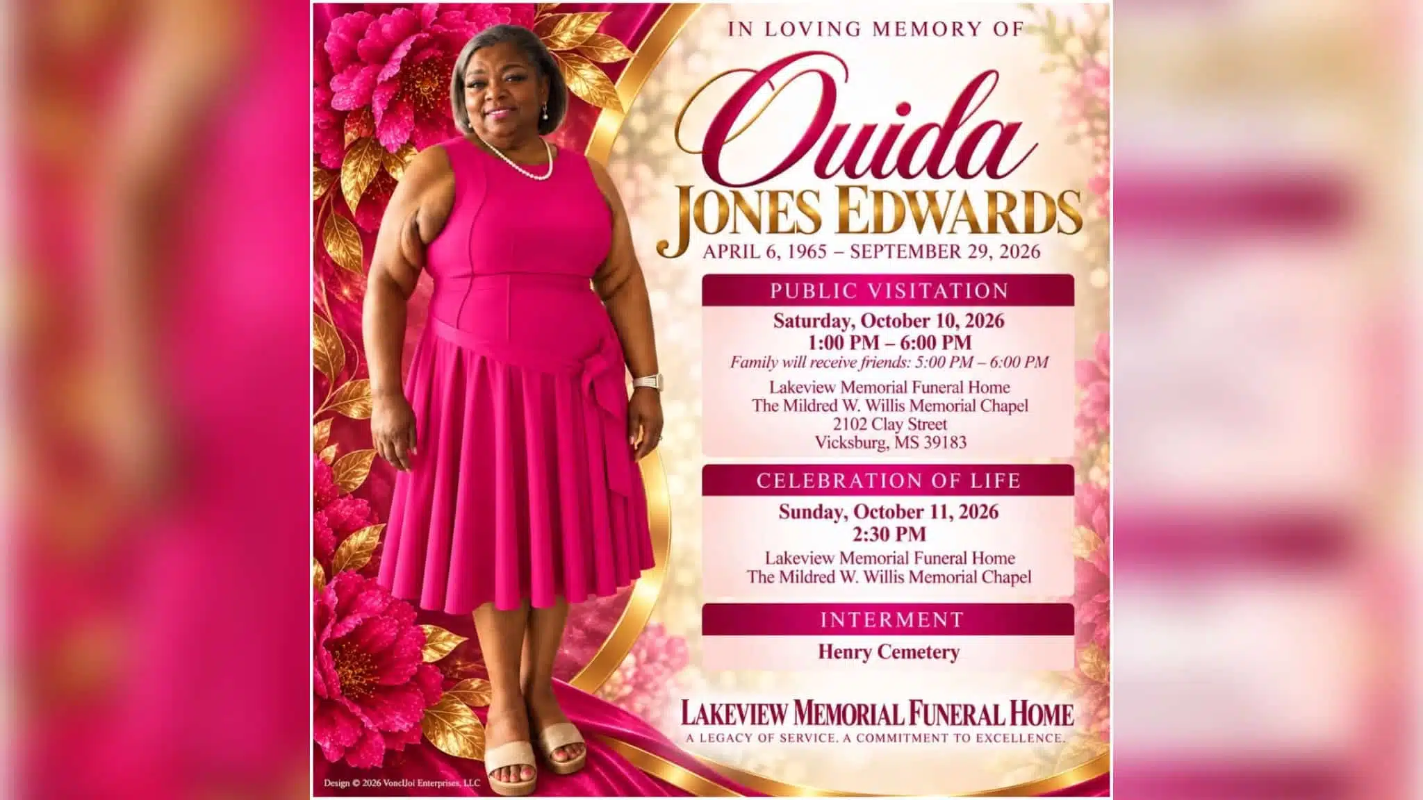 Ouida Jones Edwards — Remembering Ouida Jones Edwards