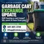 Cart exchange — City of Vicksburg updates on cart exchange
