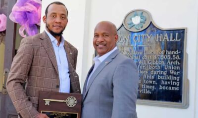 Monta Ellis receiving the Key to the City of Jackson duri — Alcorn’s Monta Ellis honored with Key to the City of Jackson