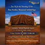 Sign unveiling — Airport to host unveiling of Dan Fordice sign