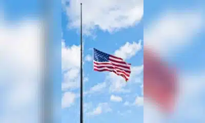 half staff flag — barnes