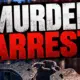 Graphic showing handcuffs with the text 'Murder Arrest' against a blurred background of police ligh — Patton Street murder