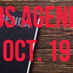 Agenda — BOS releases agenda for Oct. 19 meeting