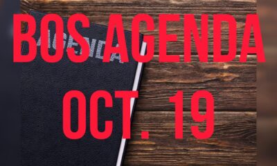 Agenda — BOS releases agenda for Oct. 19 meeting
