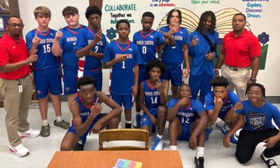 Warren Central Junior High basketbal — Warren Central Junior High defeats Vicksburg Junior High 40-33 in overtime thriller