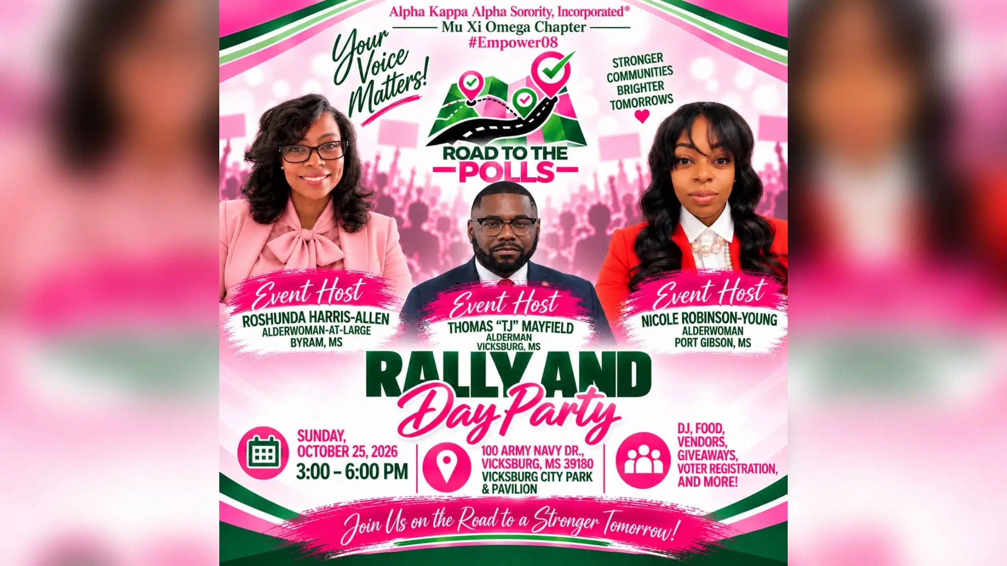 Roll to the poles — Alderman hosts 'Road to the Polls'